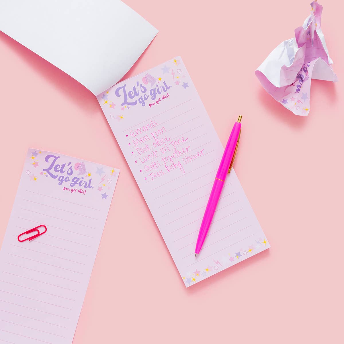 List Pad - Let's Go Girl