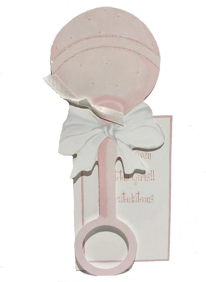 Greeting Card | Pink Rattle