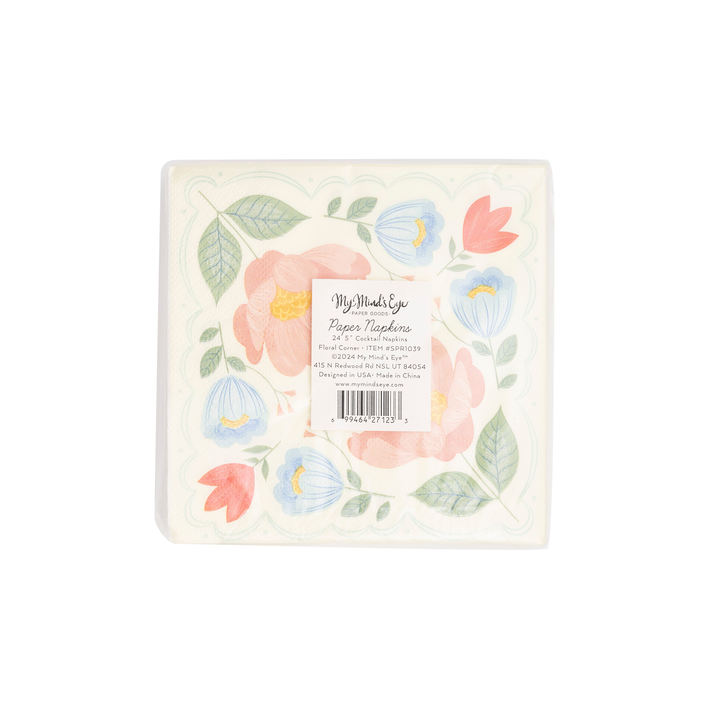 Floral Corner Napkins