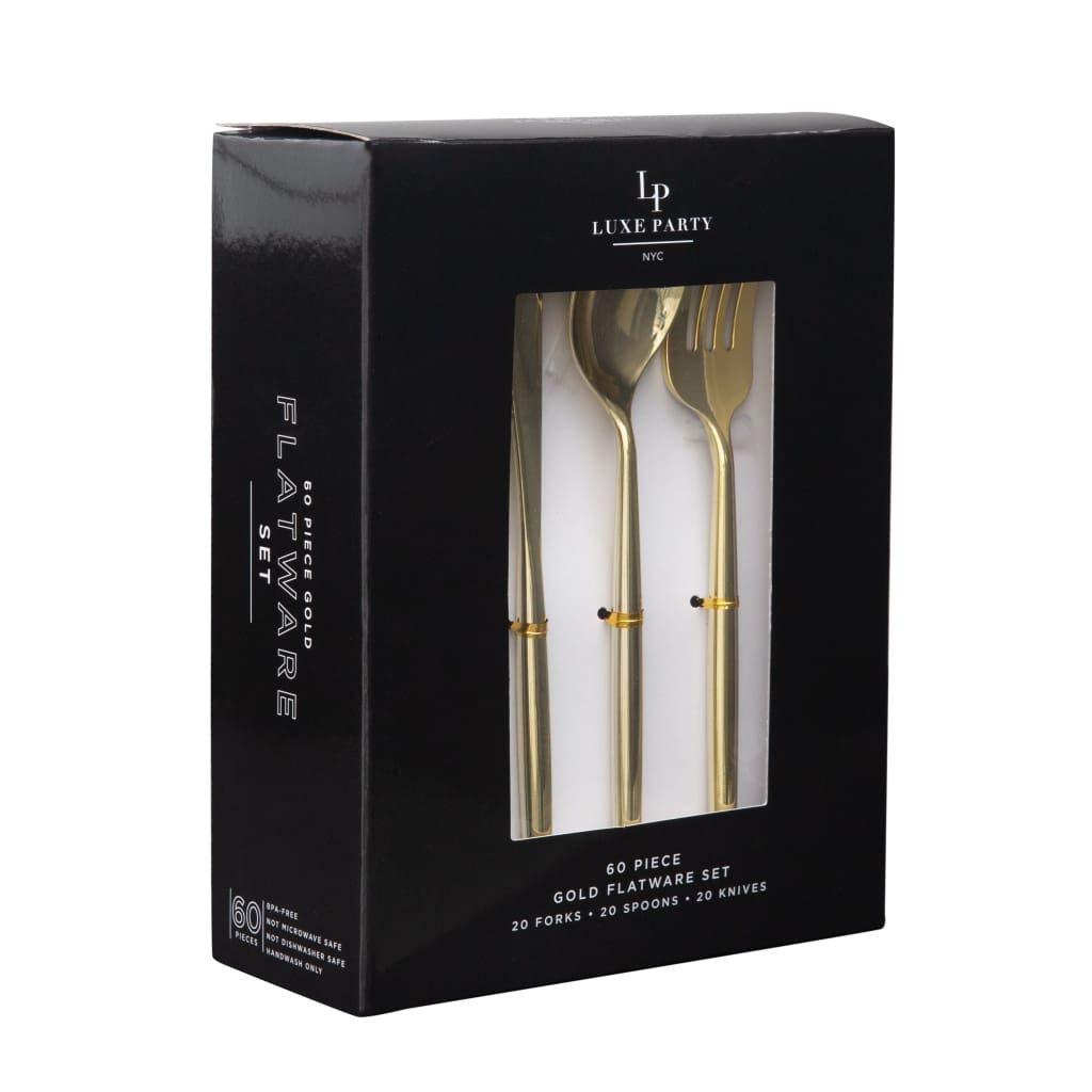 Matrix Gold Cutlery Set | 60pc