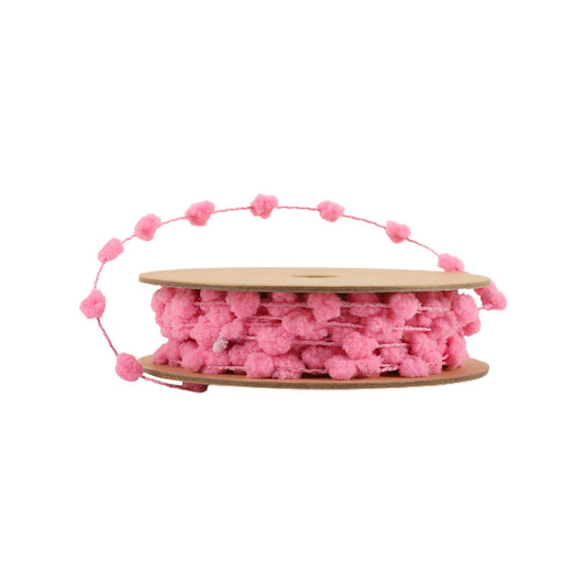 Pom Pom Ribbon | Pink