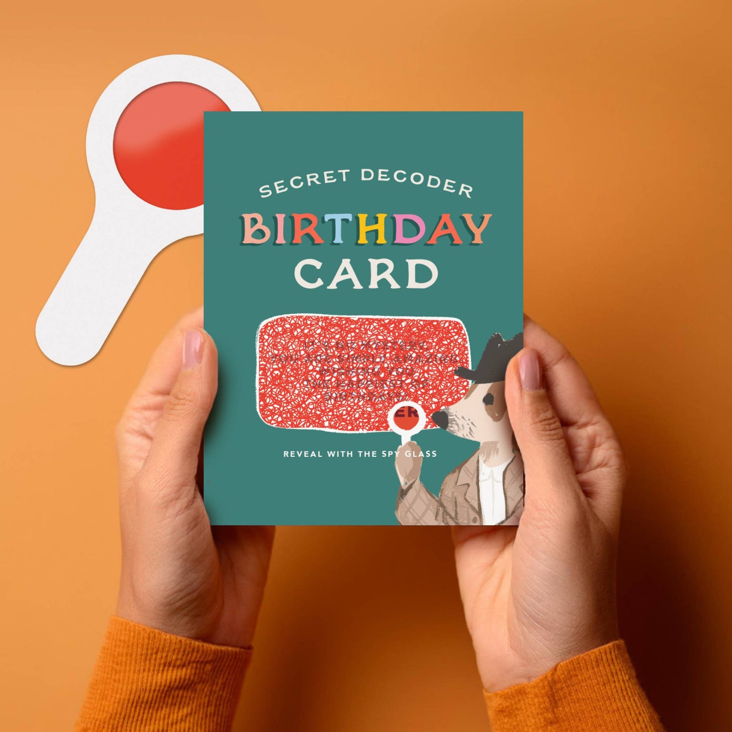 Decoder Card | Birthday Dog Detective