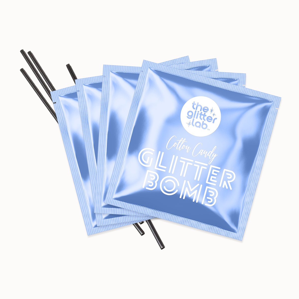 Cotton Candy Glitter Bomb Set | Blue