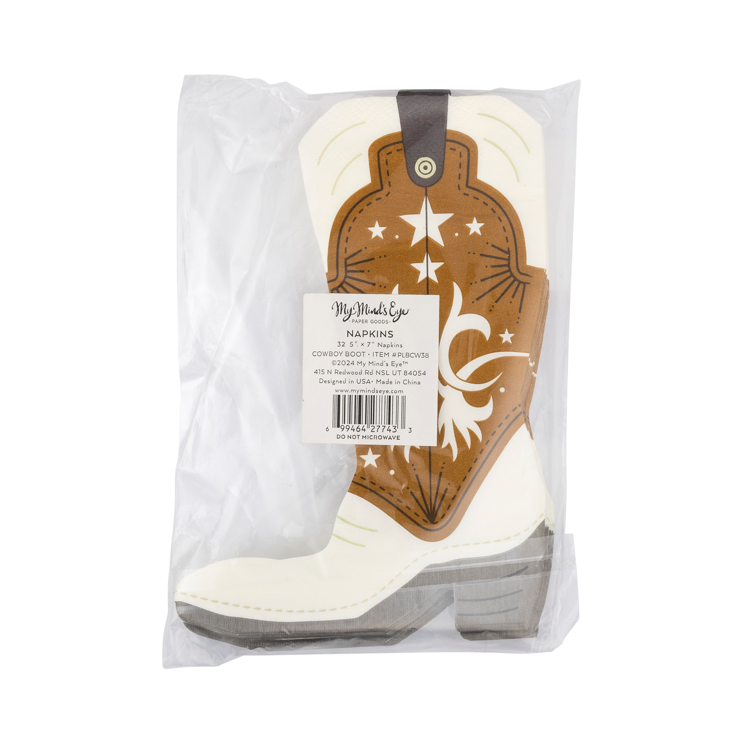 Cowboy Boot Shaped Guest Napkin