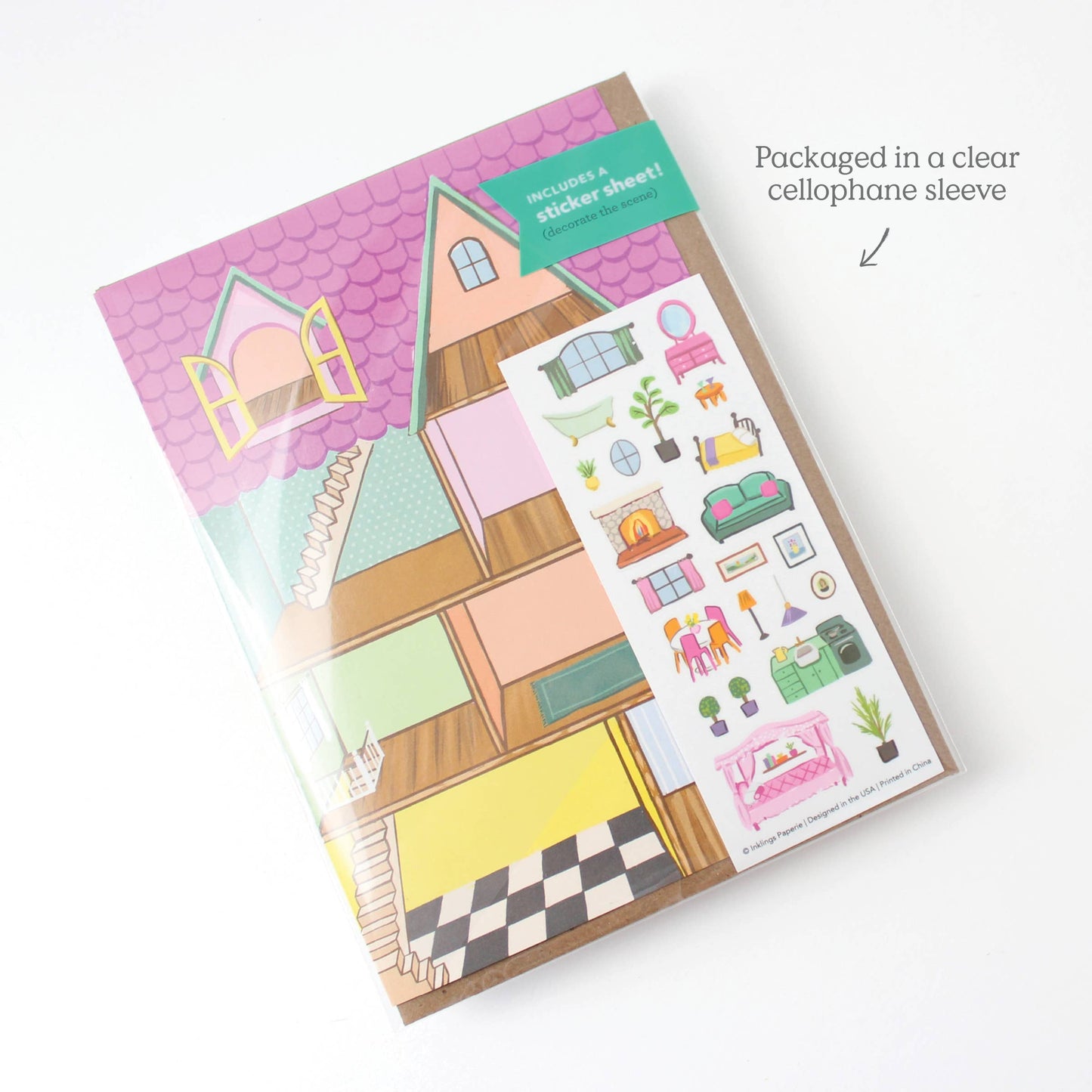 Sticker Scene Card | Dollhouse