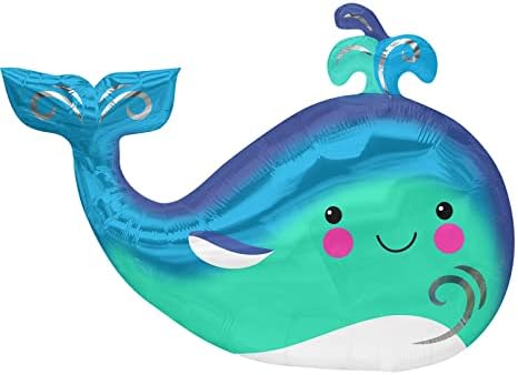 Happy Whale Foil Balloon