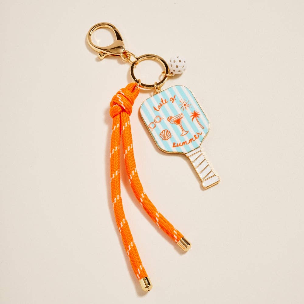 Pickleball Paddle Rope Bag Charm