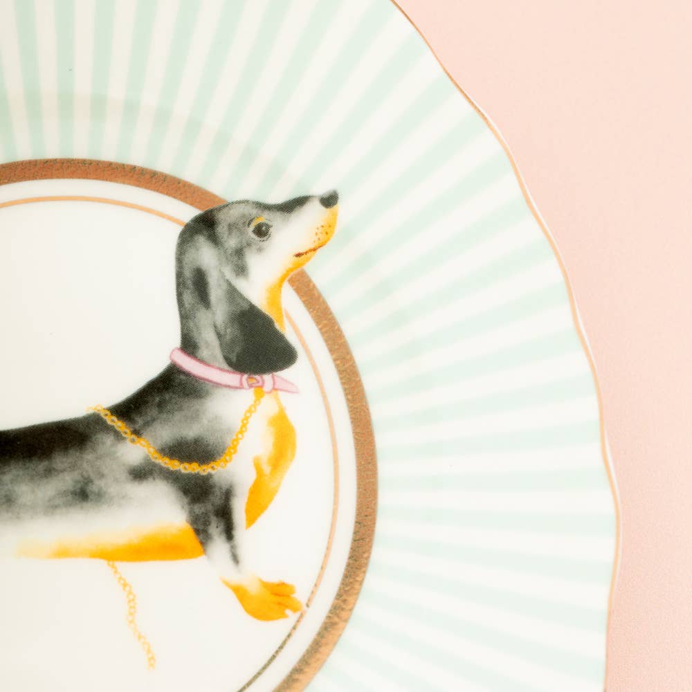 Sausage Doggie Cake Plate