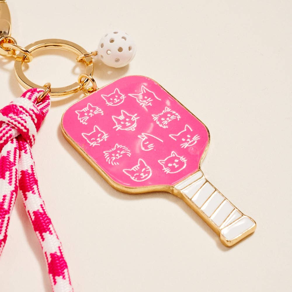 Pickleball Paddle Rope Bag Charm