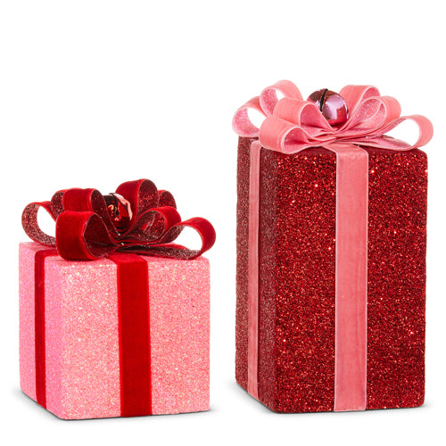 Red & Pink Packages | Set of 2