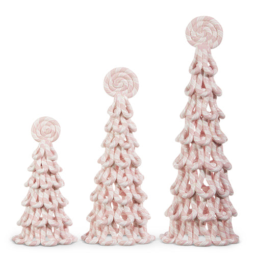 Pink Peppermint Trees | Set of 3