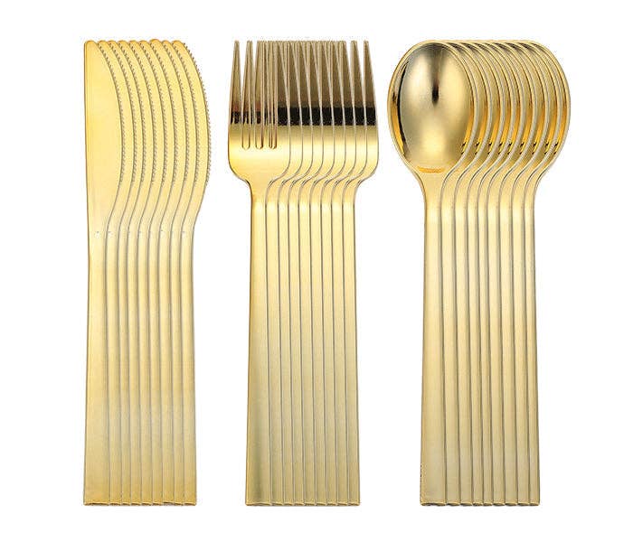 Gold Utensil Set