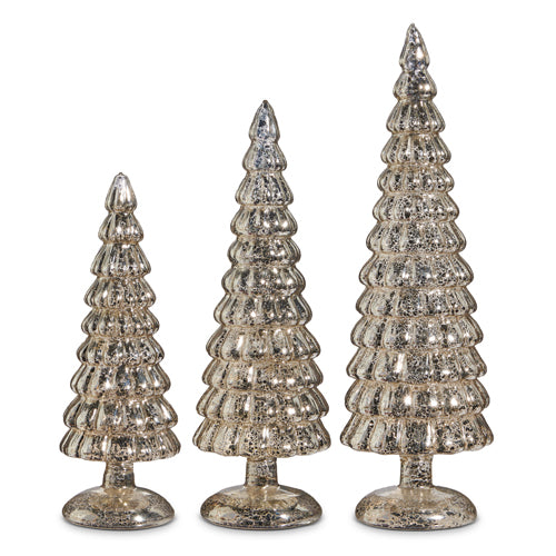 Silver Trees | Set of 3