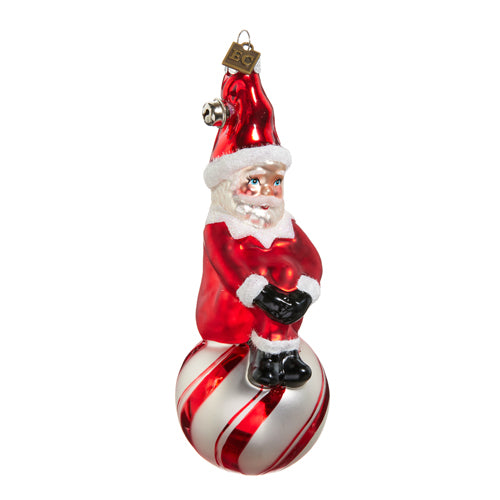 Having A Ball Santa Ornament