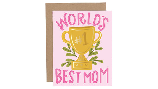 World's Best Mom Greeting Card