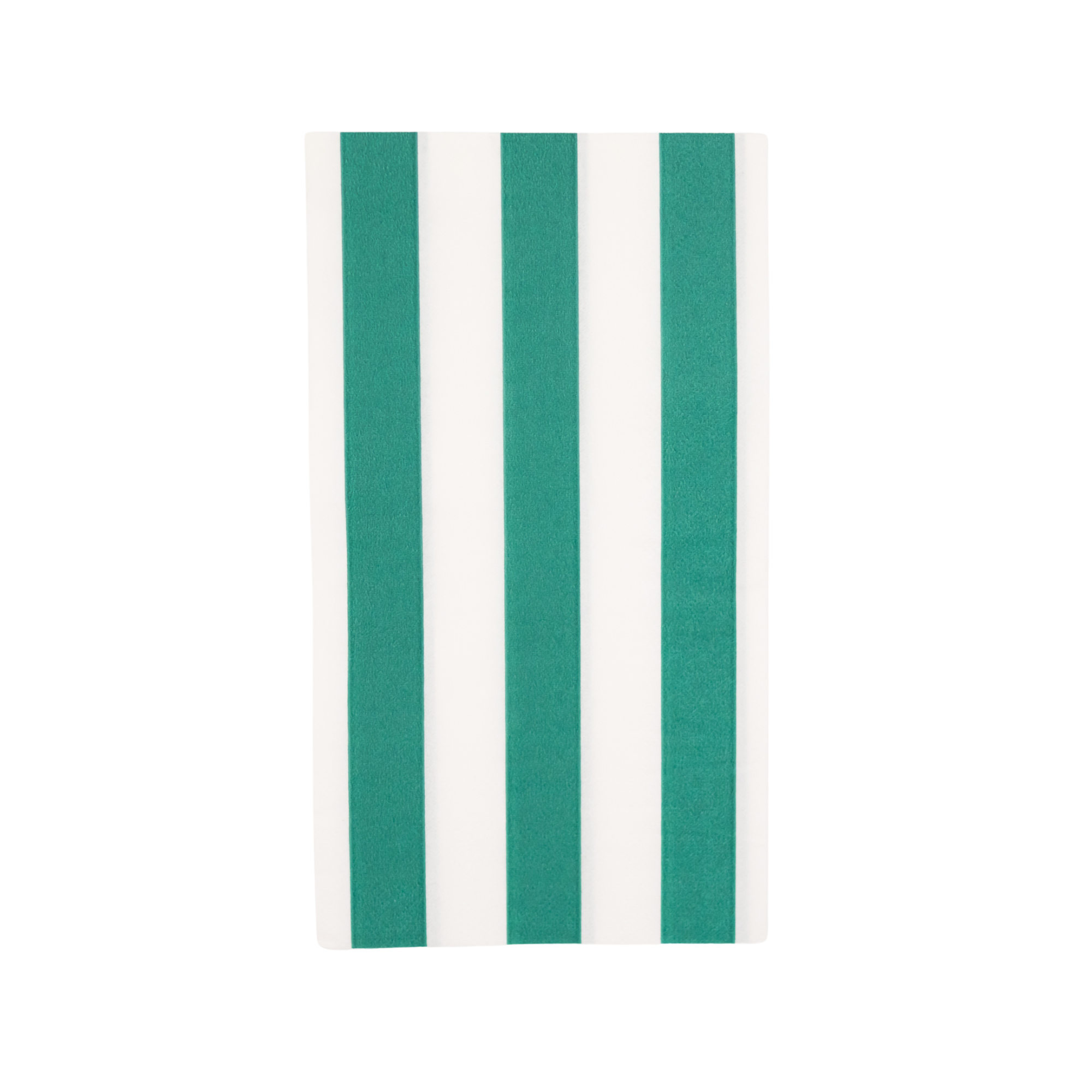 Emerald Green Cabana Stripe Paper Guest Towels - Thumbnail 2