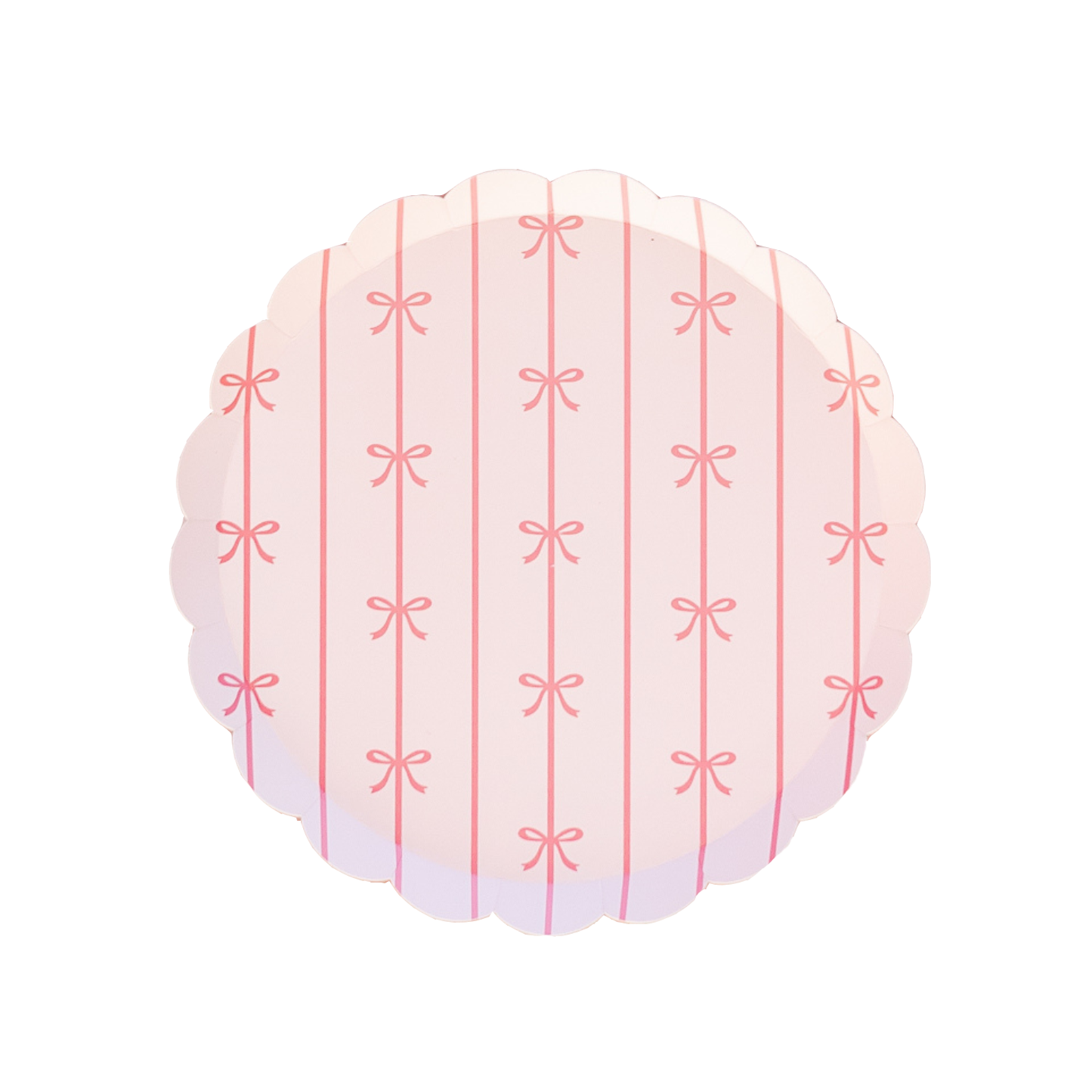 Petal Pink Signature Bow Small Plates