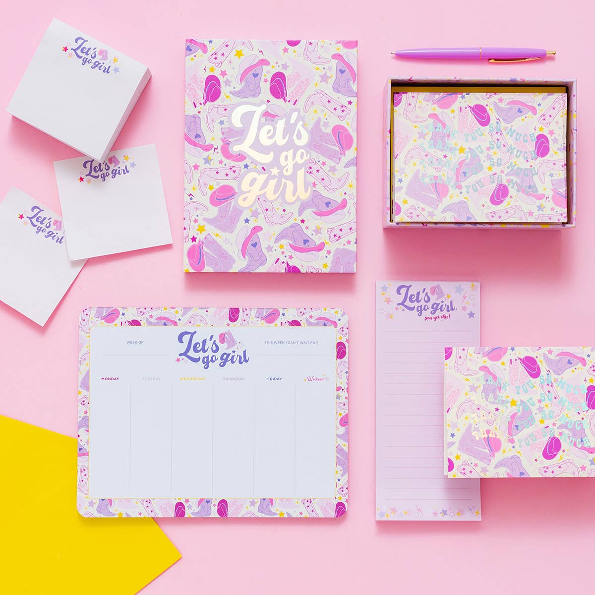 List Pad - Let's Go Girl