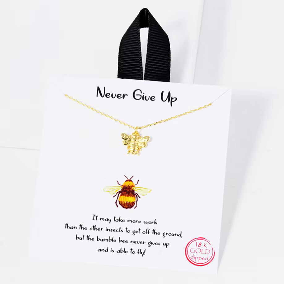 Never Give Up Necklace