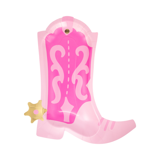 Cowgirl Pink Boot Plate
