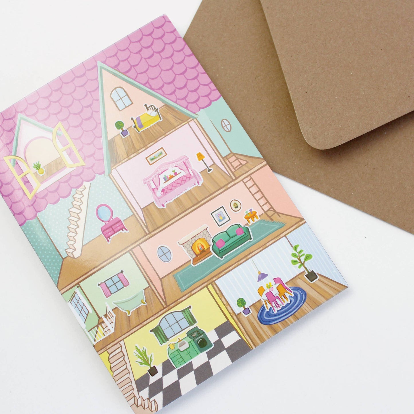 Sticker Scene Card | Dollhouse