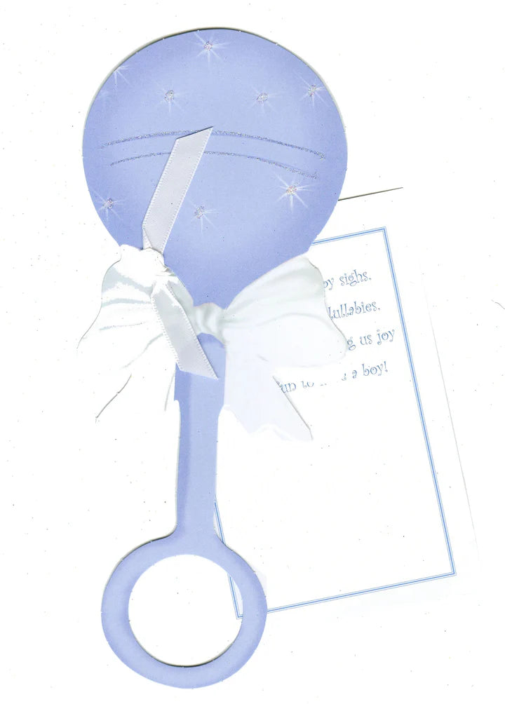 Greeting Card | Blue Rattle