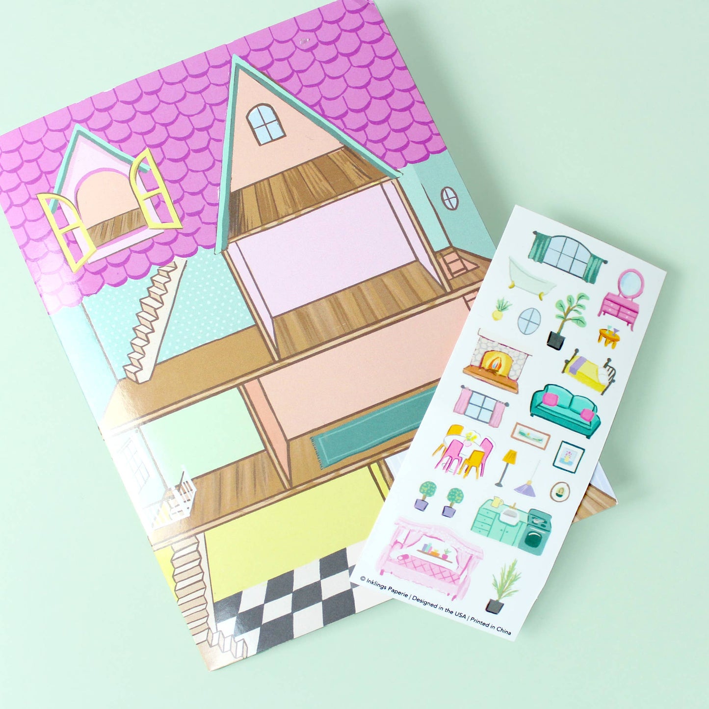 Sticker Scene Card | Dollhouse