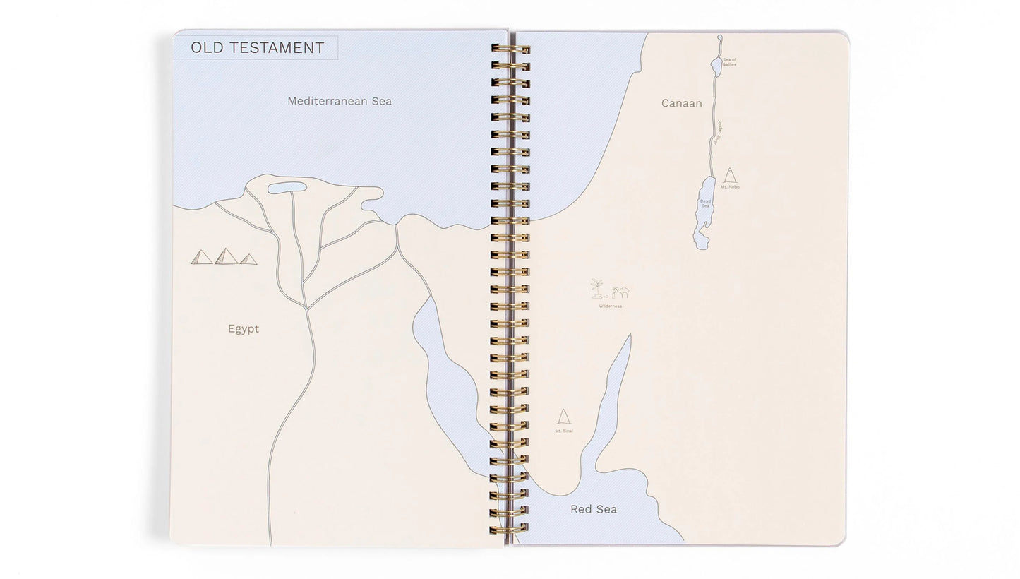 Church Notebook with Maps | Happy Daisy