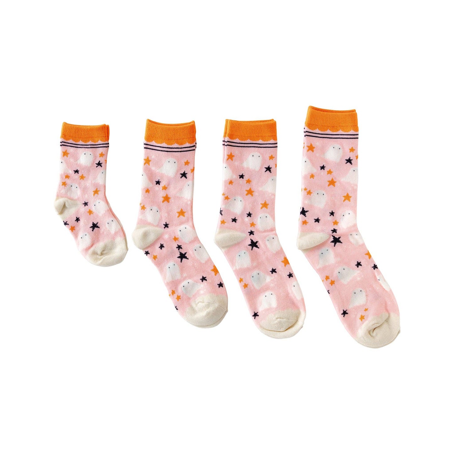 Ghost Pattern Socks: Child Medium