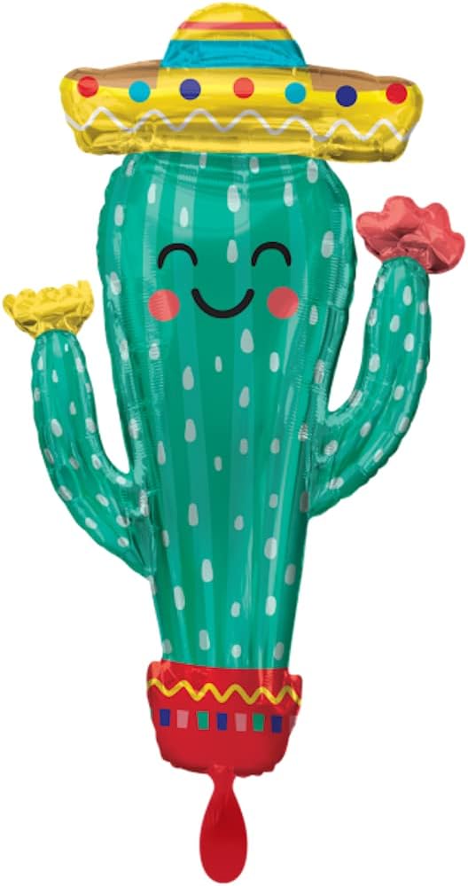 Fiesta Cactus Foil Balloon