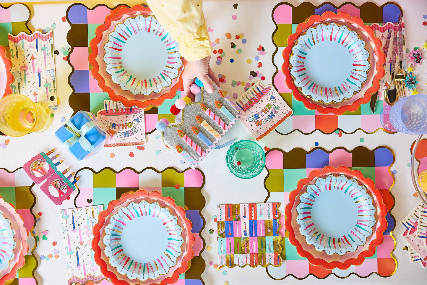 Birthday Wishes Dessert Plate
