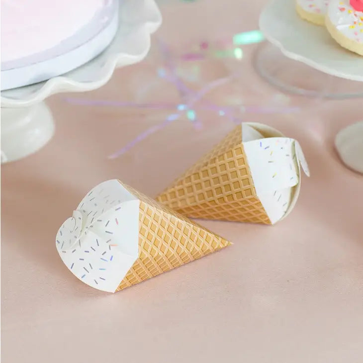 Ice Cream Cone Favor Boxes