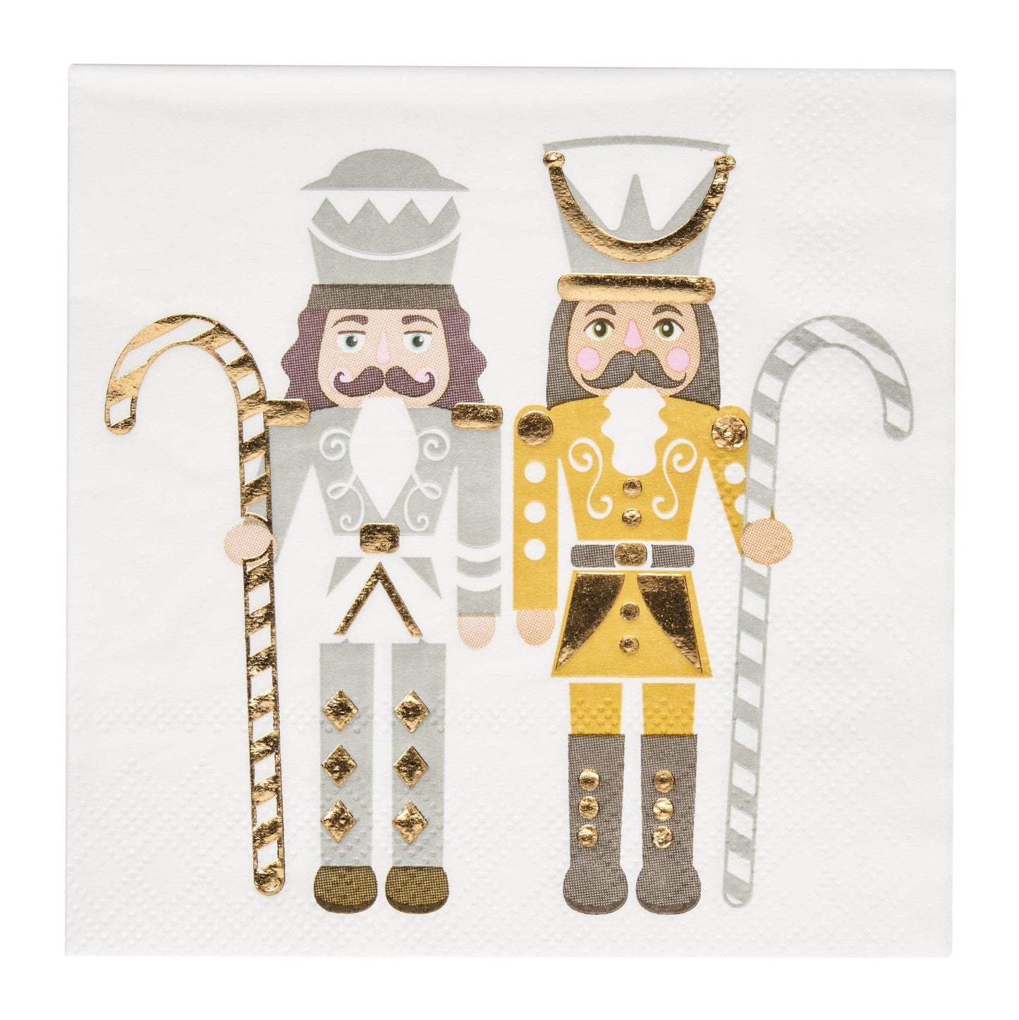 Gilded Nutcracker Paper Cocktail Napkin/20pk