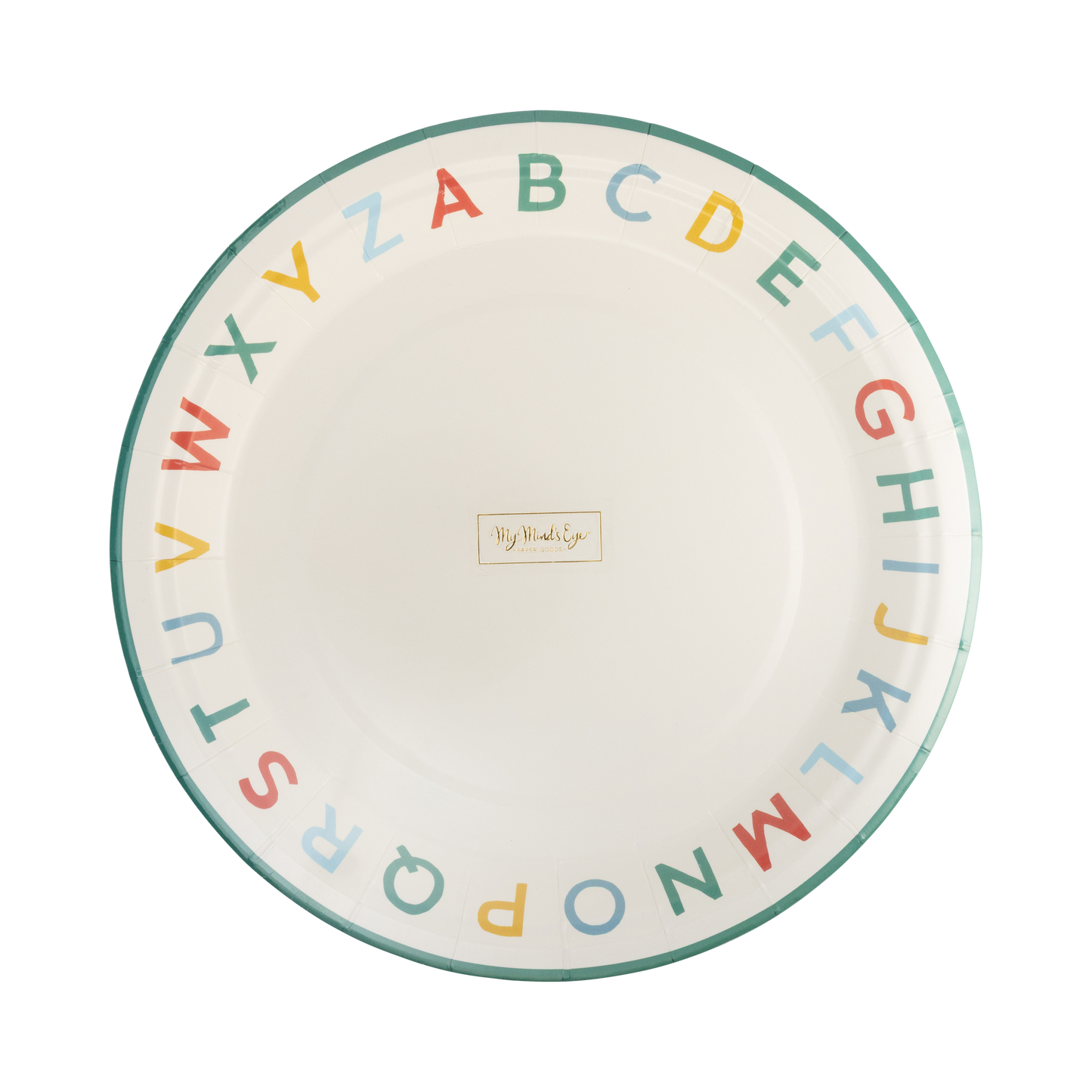 Alphabet Plate