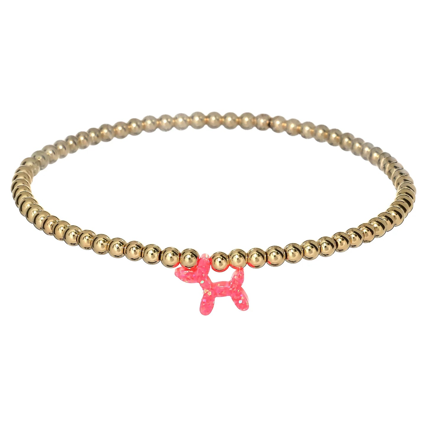 Opal Balloon Dog Bracelet
