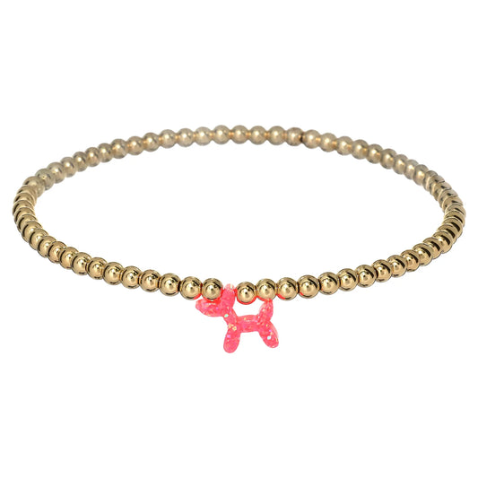 Opal Balloon Dog Bracelet