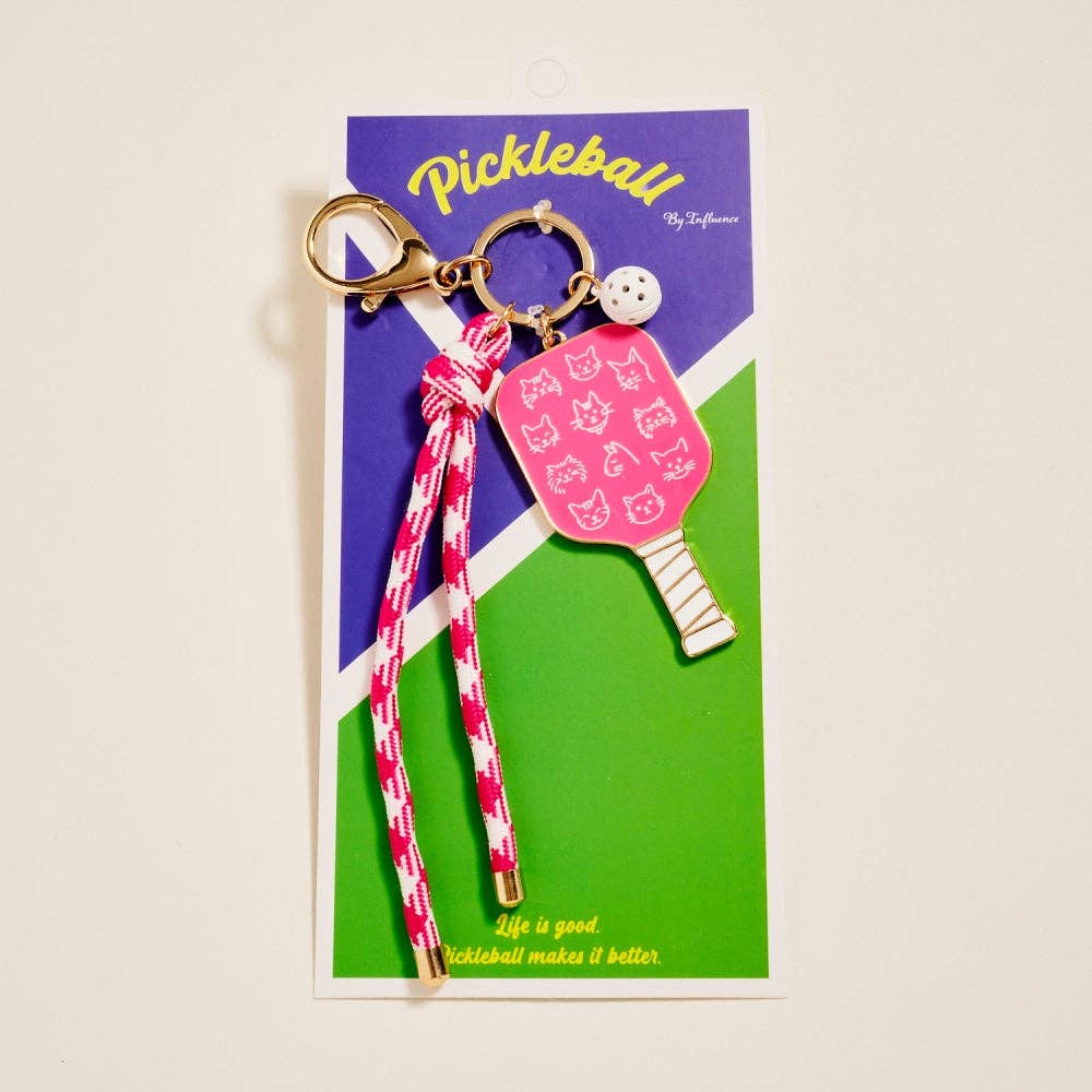 Pickleball Paddle Rope Bag Charm