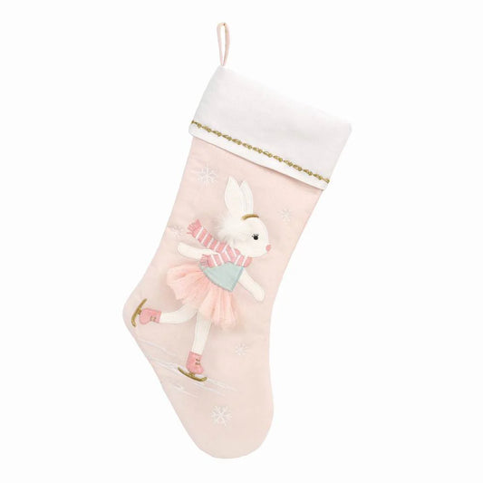 Skating Bunny Stocking