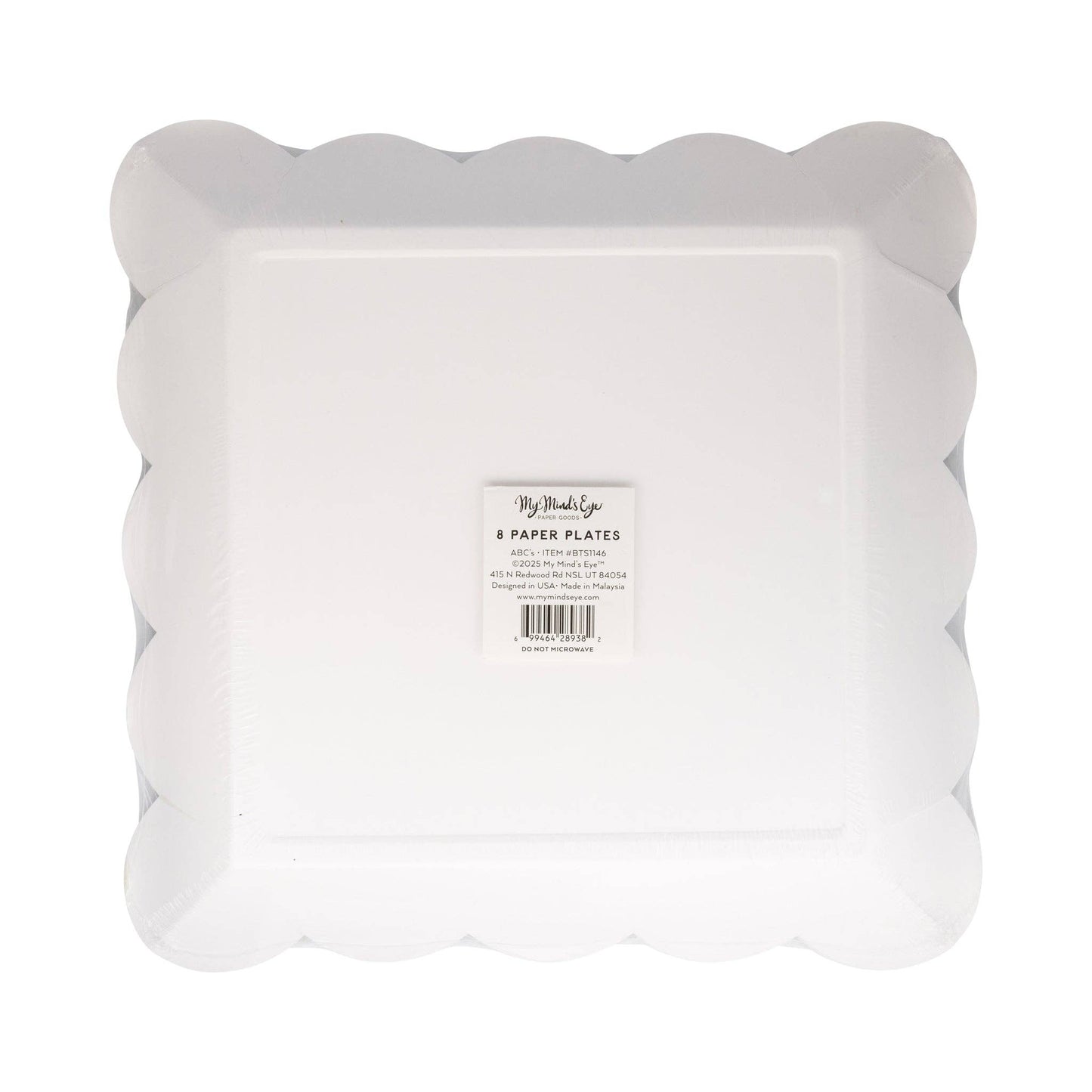 Scattered Alphabet Plate