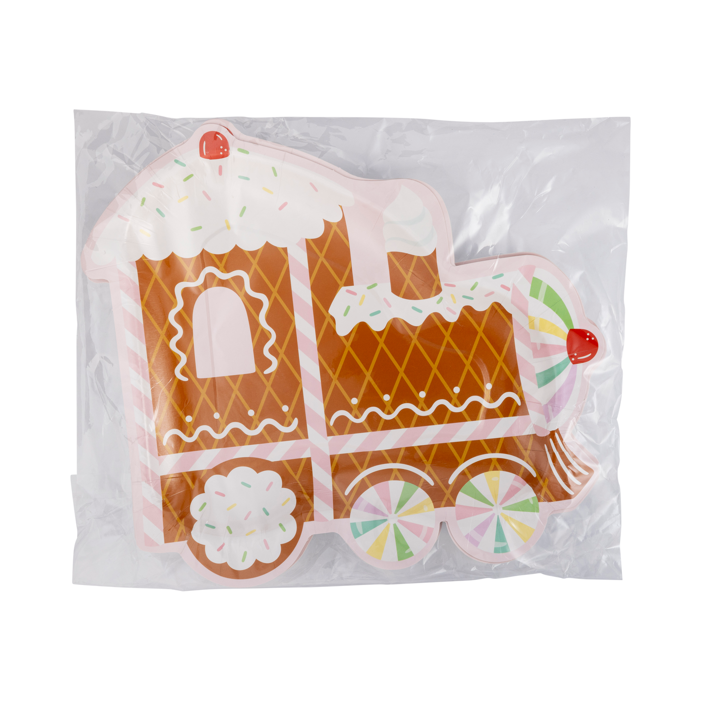 Gingerbread Train Plate