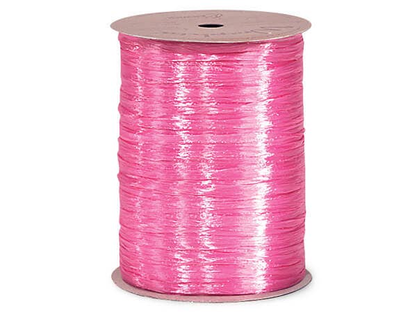 Pearlized Raffia Ribbon: Kelly | 100 yards