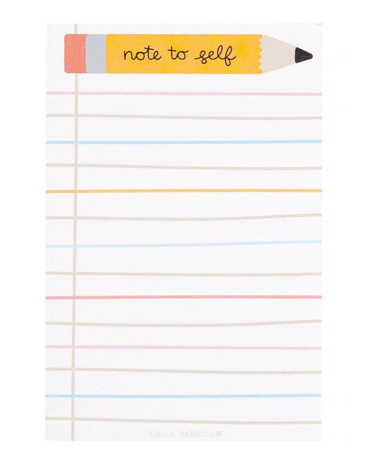 Note To Self Pencil Notepad