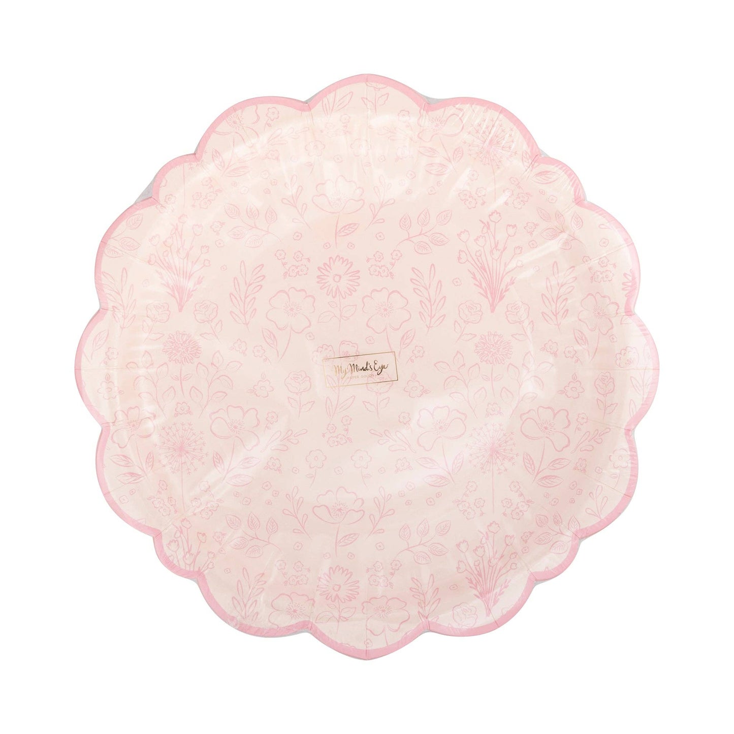 Pembroke Pink Floral Plate