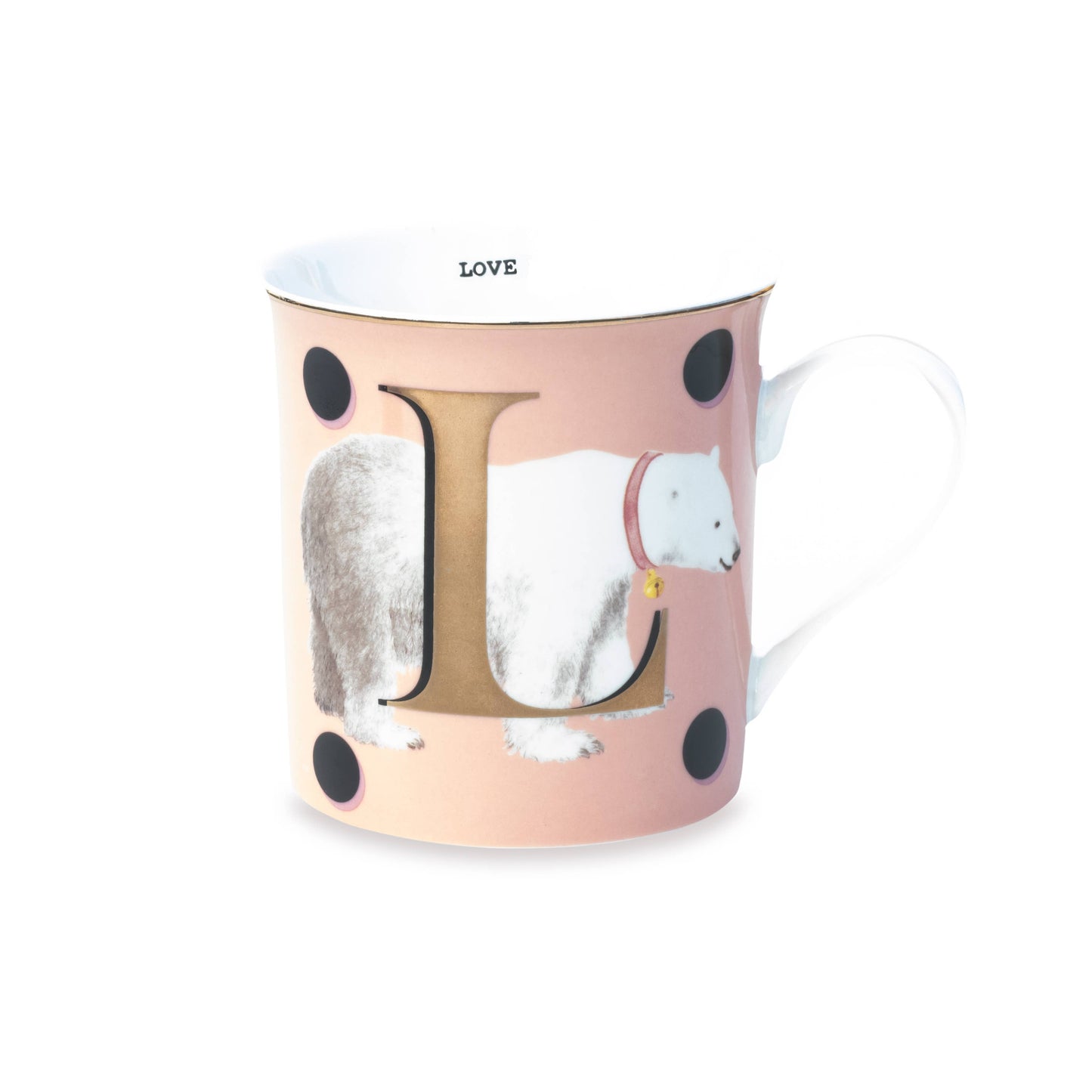 The Gold Edition Alphabet Mugs: F for Fierce