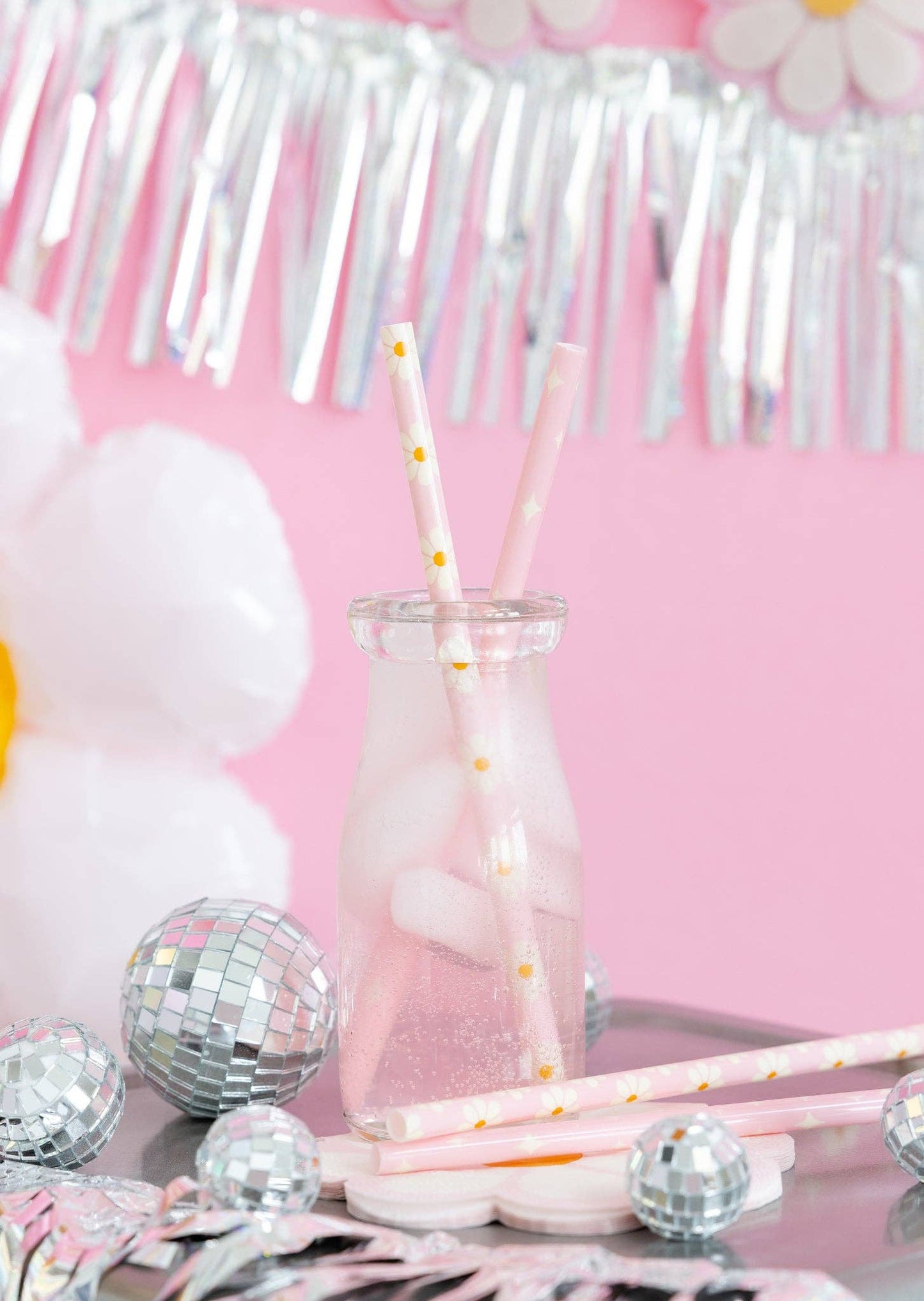 Disco Daisy Reusable Straws