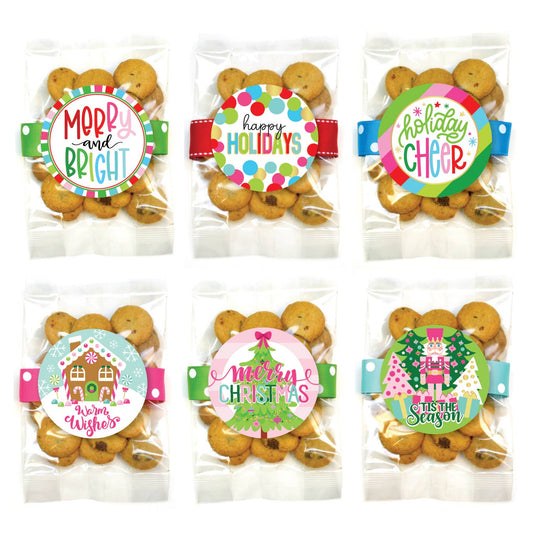 Cookies - Christmas Small Bag Assortment | Chocolate Chip