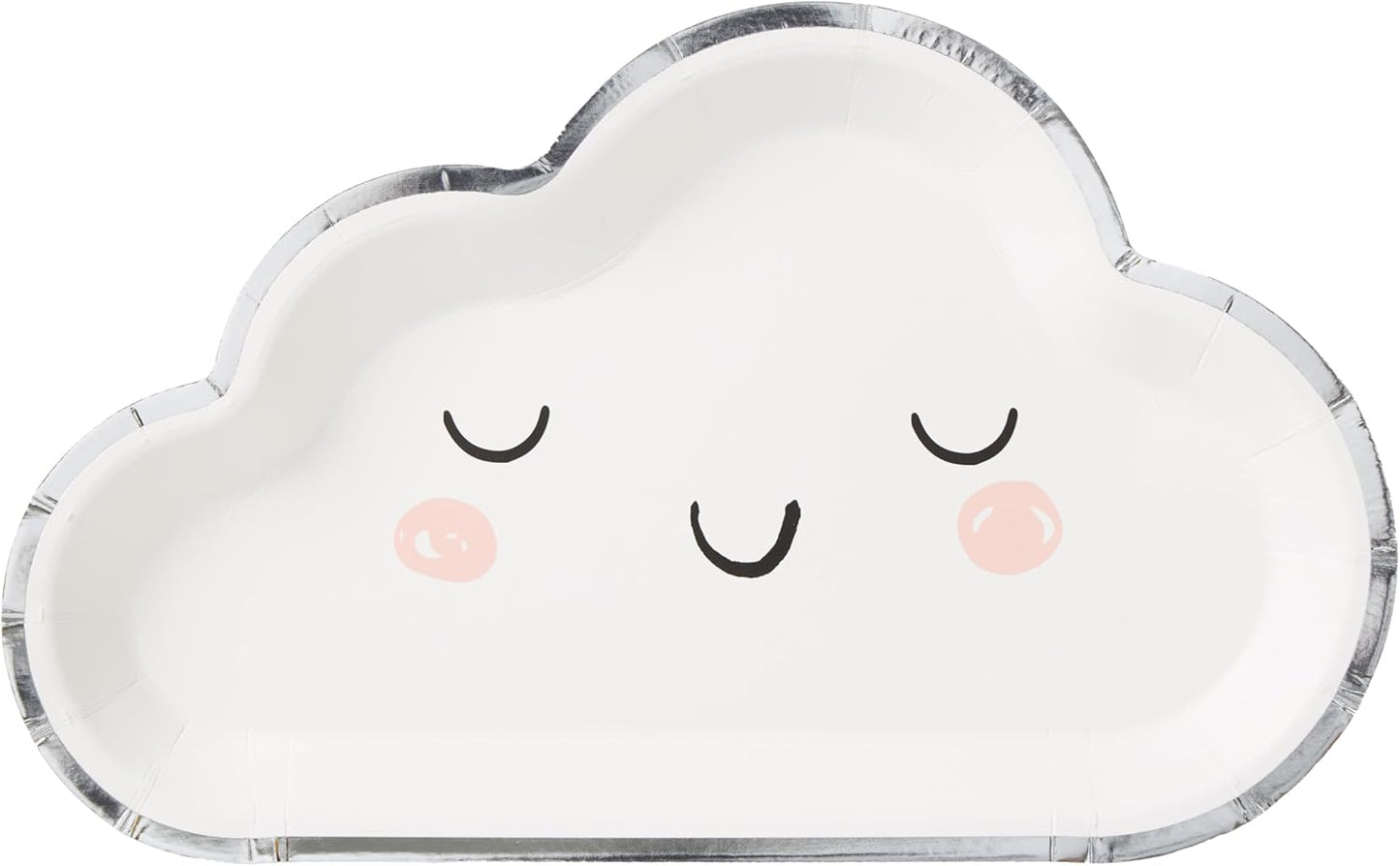 Little Cloud Die Cut Dinner Plate