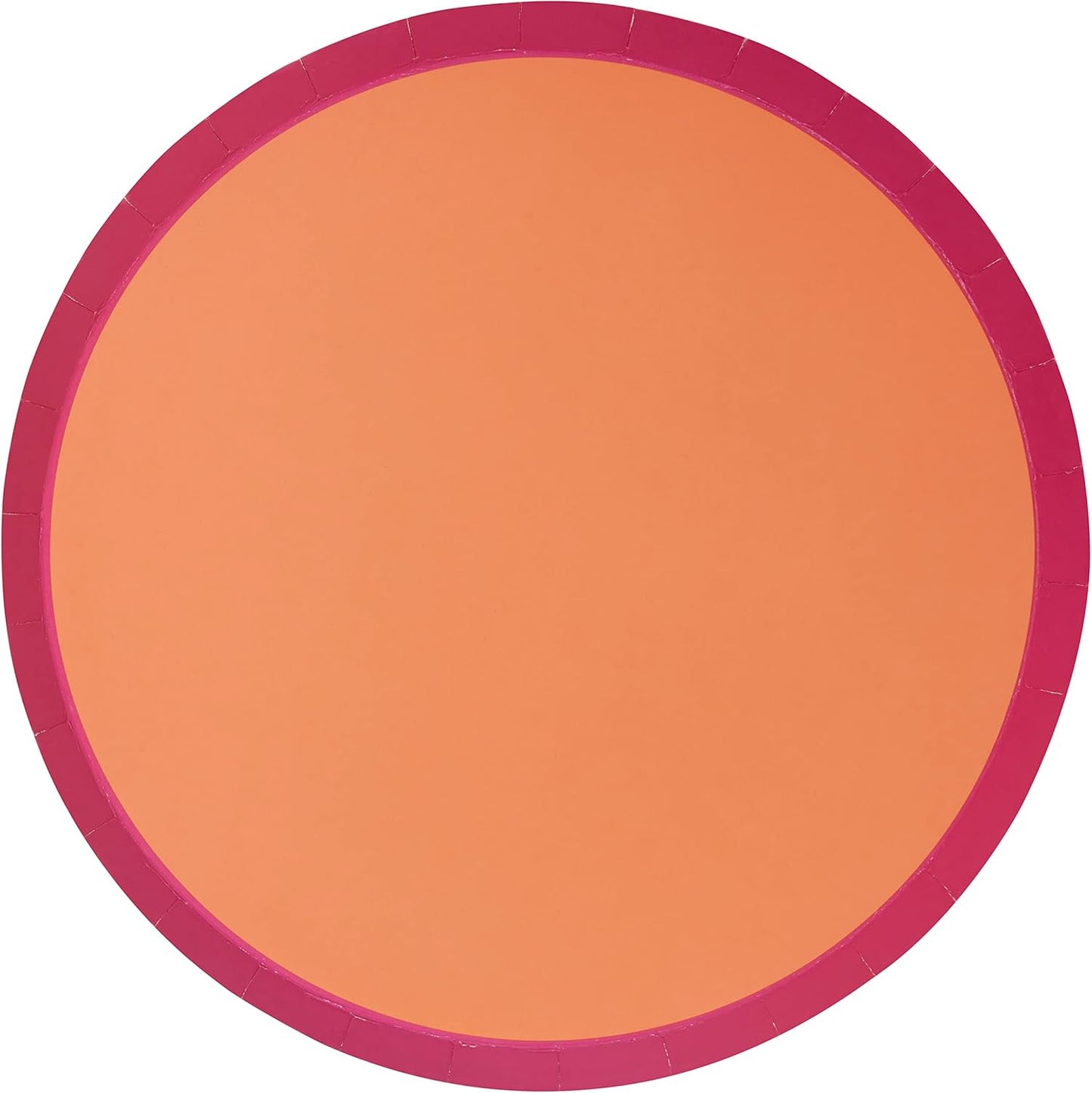 Kailo Chic Pink Color Block Lunch Plate