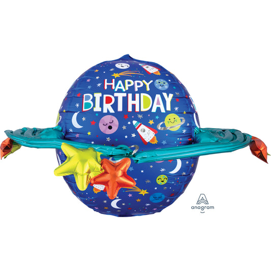 Happy Birthday Galaxy Foil Balloon