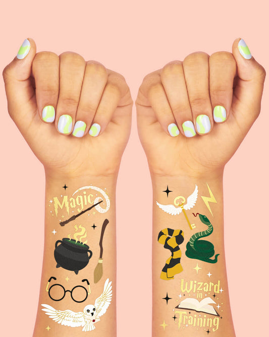 Wizard Foil Temporary Tattoos